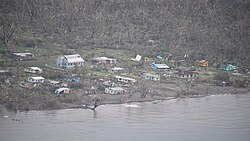 Damage to Nabuna after Cyclone Winston
