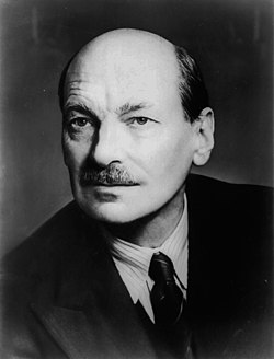 Head shot of Attlee