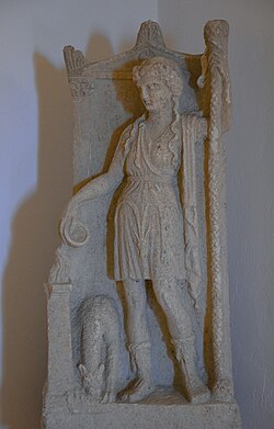 Artemis Hecate, as a goddess protector of the necropolis. Marble, 3rd century CE, Apollonia, Albania.