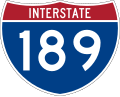 Interstate 189 marker
