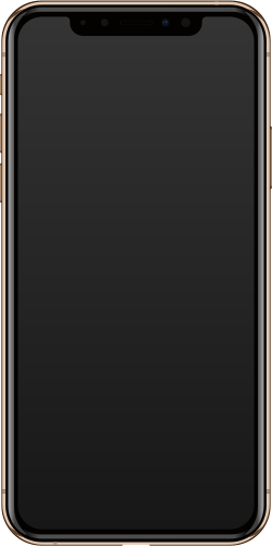 The front of an iPhone XS
