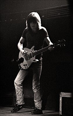 Young performing in 1982