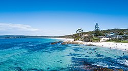 A resort on the coast of Jervis Bay