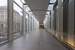 North Tower pedestrian bridge