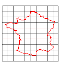 Original image (based on the map of France)