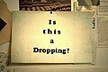 Is this a Dropping?, by Drop Artists, 1962, Mexico City