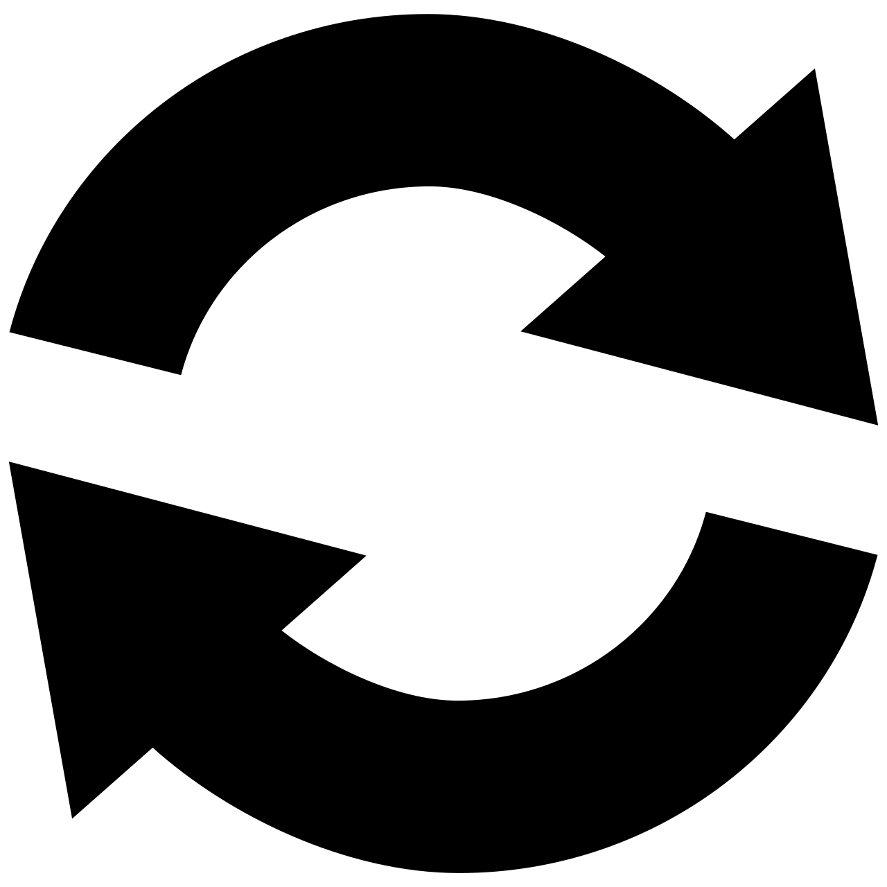 Reload icon with two arrows.svg