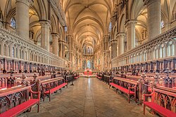 Choir of Canterbury Cathedral rebuilt by William of Sens (1174–1184)