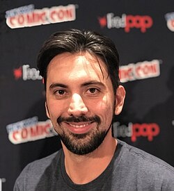 Picture of writer Jeremy Slater at the 2017 New York Comic-Con.
