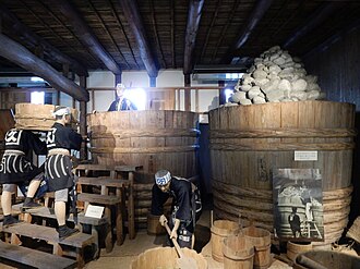 Recreation of miso fermentation process