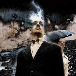 Bertapelle and Casari in what would become the cover image for "Rain"