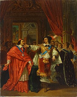 Condé and Mazarin, by Eugène Devéria, c. 1835, oil on canvas, Musée des Beaux-Arts d'Orléans, Orléans, France