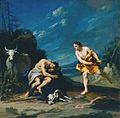 Mercury about to Kill Argus Having Lulled Him to Sleep by Jacopo Amigoni (1730–1732)