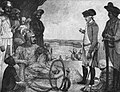 1894 illustration of Shah Alam II reviewing the British East India Company's troops in 1781