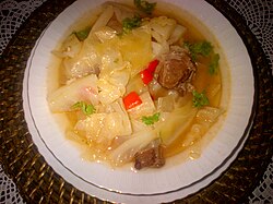 Kapuska with veal