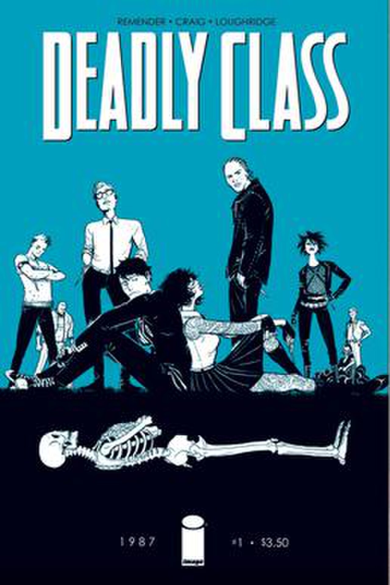 Deadly Class 1 by Rick Remender, cover art by Wesley Craig, January 2014.jpg