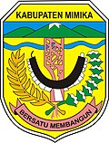 Coat of arms of Mimika Regency