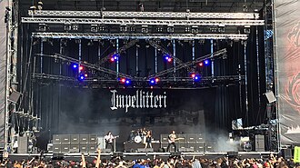 Impellitteri performing in 2016