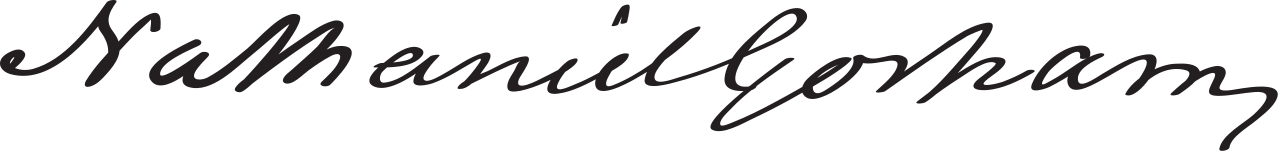 Nathaniel Gorham Signature.svg