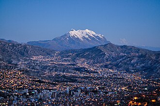 La Paz, Bolivia, the world's highest capital city.