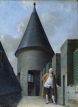 Louis XVI at the Grosse-Tour, by Jean-François Garneray (1755-1837).