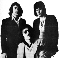 The Nice, c. 1969. From left: Brian Davison, Lee Jackson, Keith Emerson.