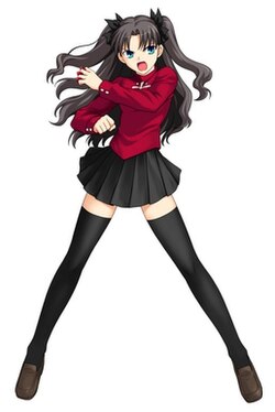 Sketch of a redesigned Rin used in Fate/Unlimited Codes