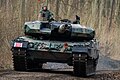 Only the turret of the Leopard 2PL is protected by AMAP armour