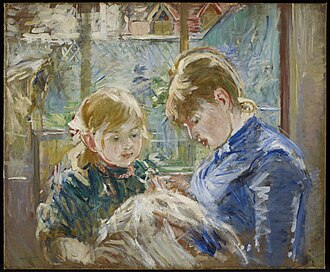 The Artists' Daughter Julie With Her Nanny (c.1884), Minneapolis Institute of Art