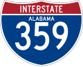 Interstate 359 marker