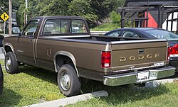 1988 Dodge Dakota; rear view