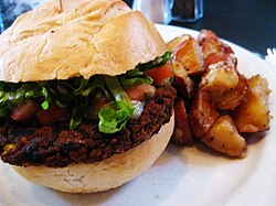 Bean burger
