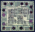 Die of a 74AHC00D, manufactured by NXP