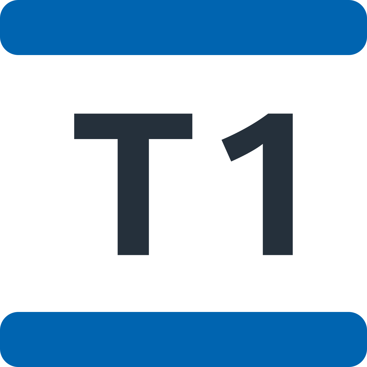 Paris transit icons - Tram 1.svg