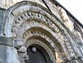 Norman architecture doorway of four orders (St Margaret's Church, York)