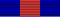 A ribbon 1/3 blue, 1/3 red and 1/3 blue.