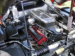 The earliest example of the F140 family, an F140 B engine in a Ferrari Enzo[1]