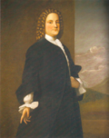 A portrait of Benjamin Franklin c. 1746–1750,[Note 1] by Robert Feke widely believed to be the earliest known painting of Franklin[4][5]
