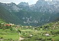 View over the village of Lëpushë