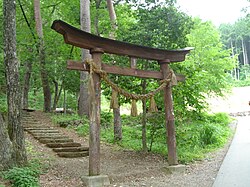 Torii in the Hida Minzoku Mura Folk Village