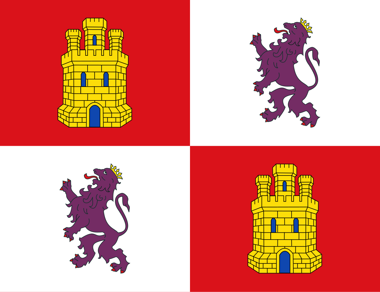 Flag of Castile and León.svg