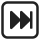A black rectangle to the right of two right-pointing black triangles
