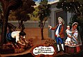 De español e india, produce mestizo (From a Spanish man and an indigenous woman, a Mestizo is produced), c. 1780. Unknown.