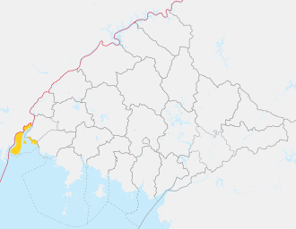 Location of Sindo County