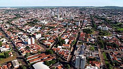 Aerial view of Ituiutaba