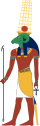 Amun as a Ram Headed man (New Kingdom)