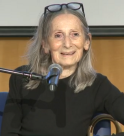 At a reading at the San Francisco Public Library in 2025