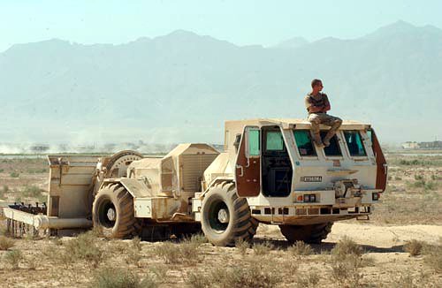 Hydrema mine clearing vehicles use flails.[62]