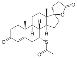 Spironolactone, a commercial diuretic medication
