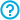 Blue question mark